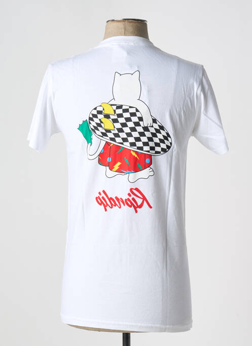 Tricou alb RIPNDIP bărbat