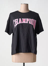 Tricou negru CHAMPION femme