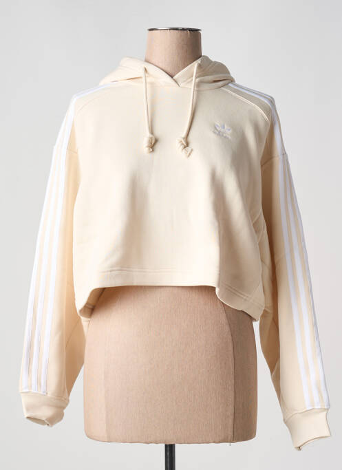 Hanorac bej ADIDAS femeie