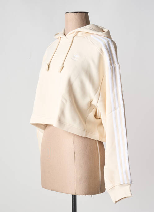 Hanorac bej ADIDAS femeie