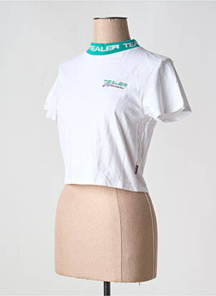 Tricou alb TEALER femeie