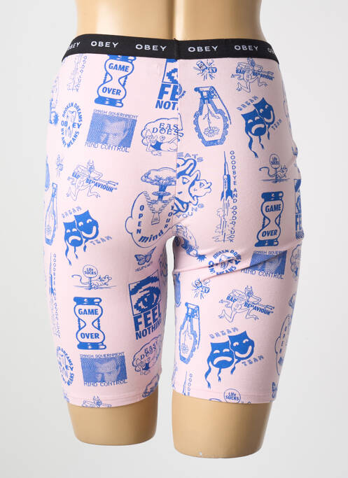 Pantalon de ciclism violet OBEY femeie