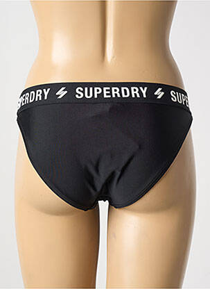 Chiloți de baie negru SUPERDRY femeie