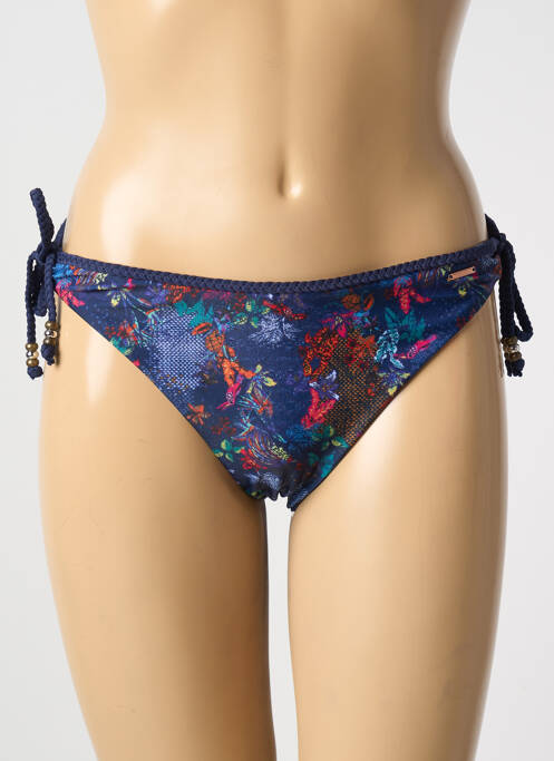 Chiloți de baie albastru SUPERDRY femeie