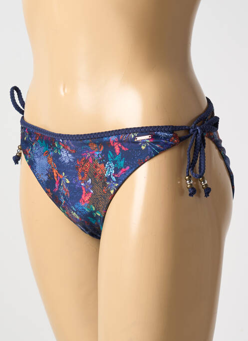 Chiloți de baie albastru SUPERDRY femeie