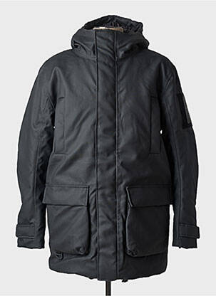 Parka negru RAINS bărbat