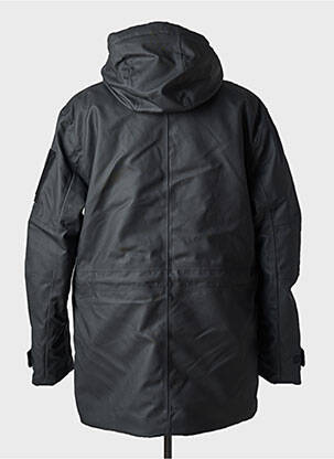 Parka negru RAINS bărbat