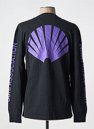Tricou negru NEW AMSTERDAM SURF ASSOCIATION bărbat