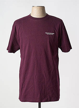 Tricou roșu NEW AMSTERDAM SURF ASSOCIATION bărbat