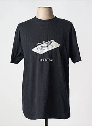 Tricou negru NEW AMSTERDAM SURF ASSOCIATION bărbat