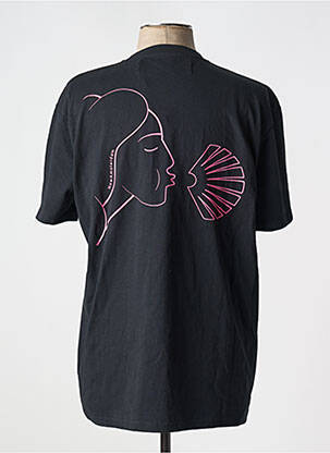 Tricou negru NEW AMSTERDAM SURF ASSOCIATION bărbat