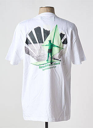 Tricou alb NEW AMSTERDAM SURF ASSOCIATION bărbat