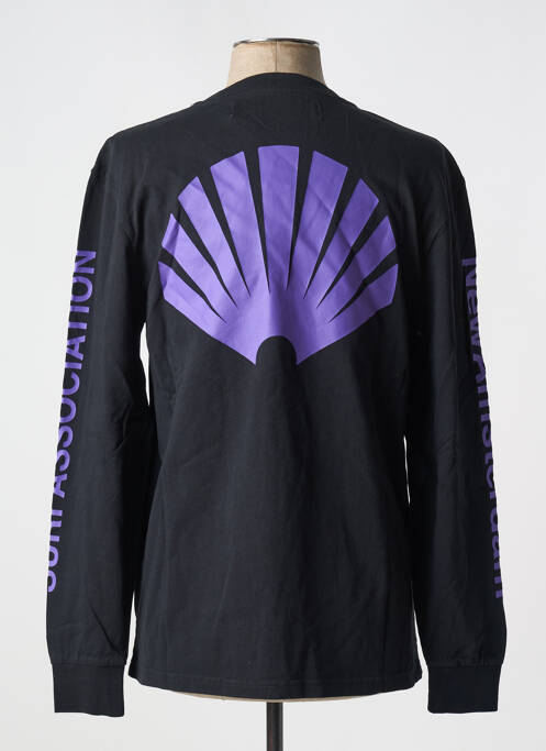 Tricou negru NEW AMSTERDAM SURF ASSOCIATION bărbat