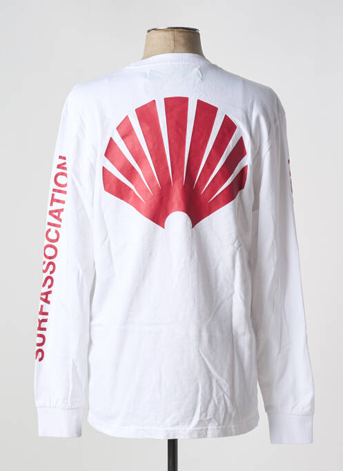 Tricou alb NEW AMSTERDAM SURF ASSOCIATION bărbat