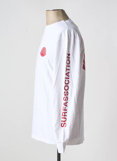 Tricou alb NEW AMSTERDAM SURF ASSOCIATION bărbat