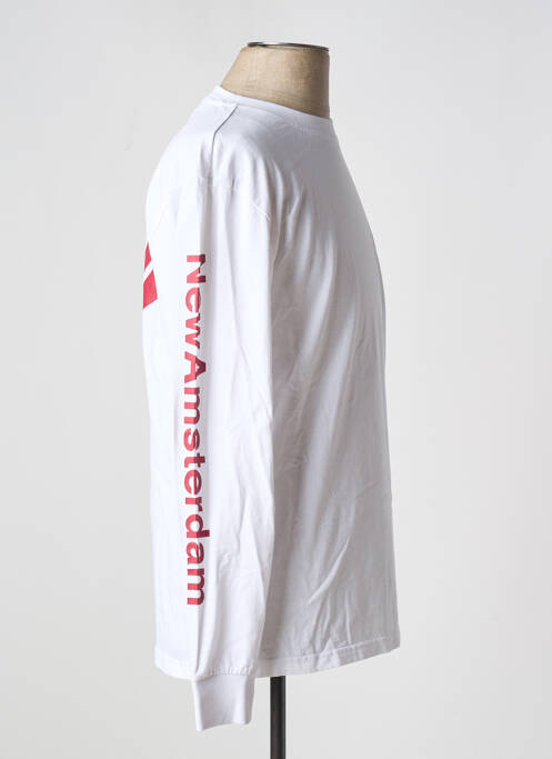 Tricou alb NEW AMSTERDAM SURF ASSOCIATION bărbat