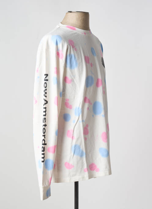 Tricou roz NEW AMSTERDAM SURF ASSOCIATION bărbat