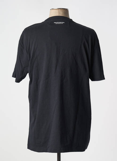 Tricou negru NEW AMSTERDAM SURF ASSOCIATION bărbat