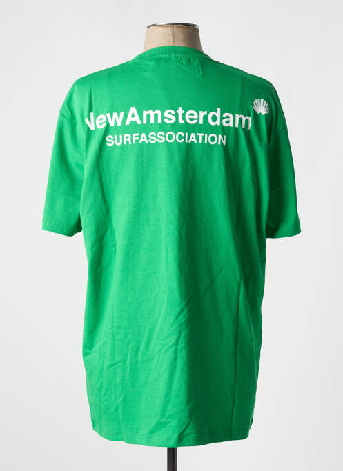 Tricou verde NEW AMSTERDAM SURF ASSOCIATION bărbat