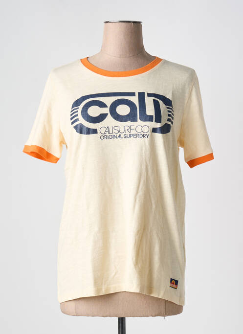 Tricou bej SUPERDRY femeie