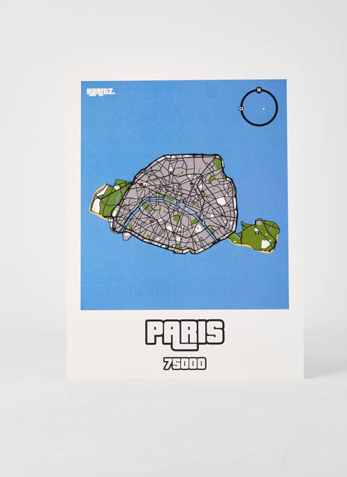 Diverse casă albastru HARITZ unisex