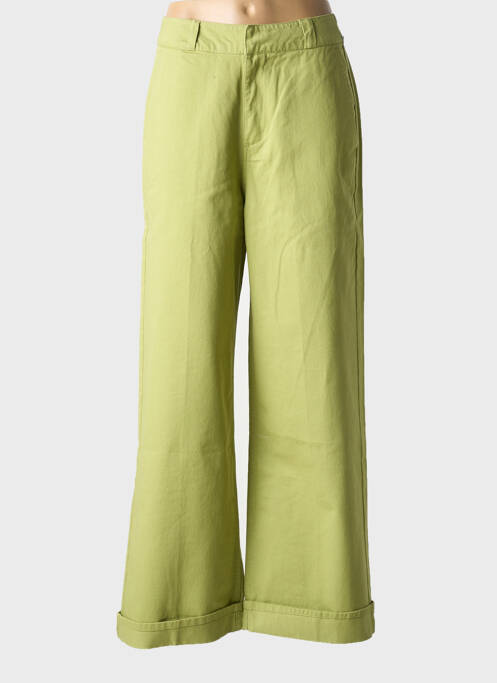 Pantalon larg kaki OBEY femeie