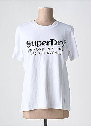 Tricou alb SUPERDRY femeie