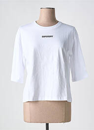 Tricou alb SUPERDRY femme
