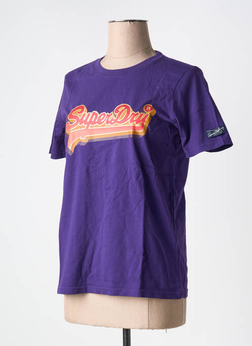 Tricou violet SUPERDRY femeie