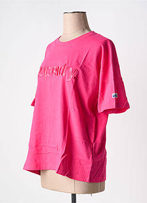 Tricou roz SUPERDRY femeie