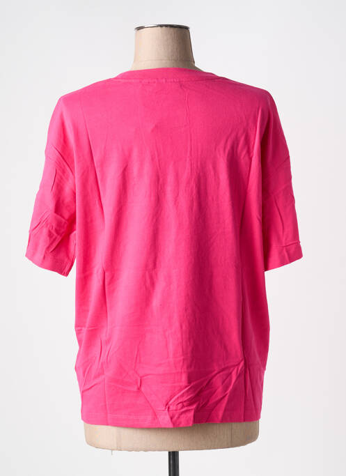 Tricou roz SUPERDRY femeie