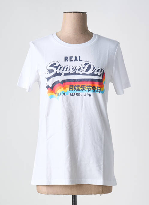Tricou alb SUPERDRY femeie