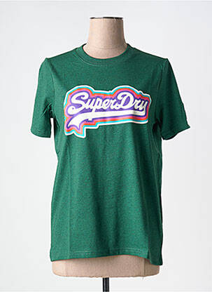 Tricou verde SUPERDRY femeie