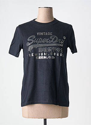 Tricou negru SUPERDRY femeie