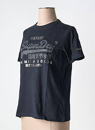Tricou negru SUPERDRY femeie
