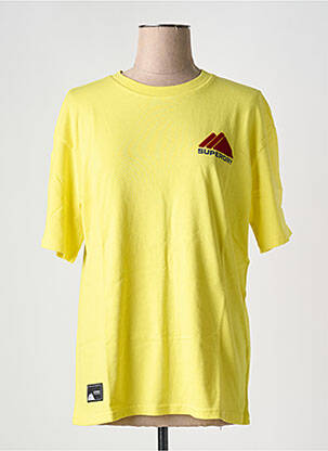 Tricou galben SUPERDRY femeie