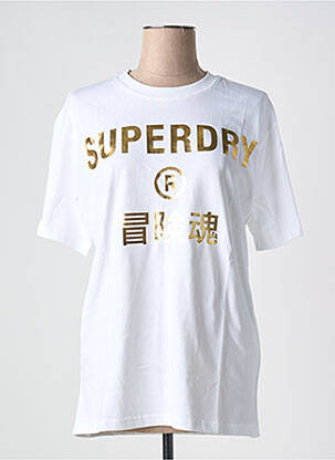 Tricou alb SUPERDRY femeie