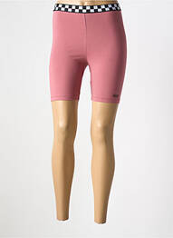 Pantalon de ciclism roz VANS femme