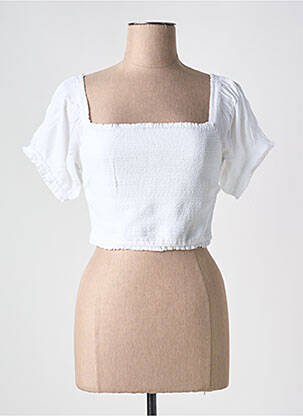 Top alb SUPERDRY femeie