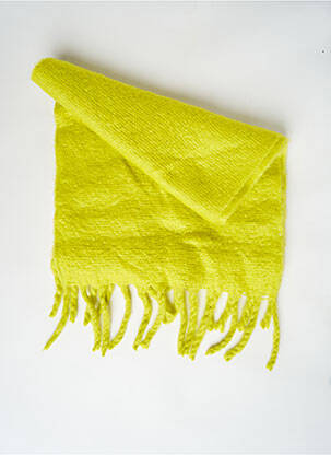 Eșarfă galben ZEB STYLE LAB  femeie