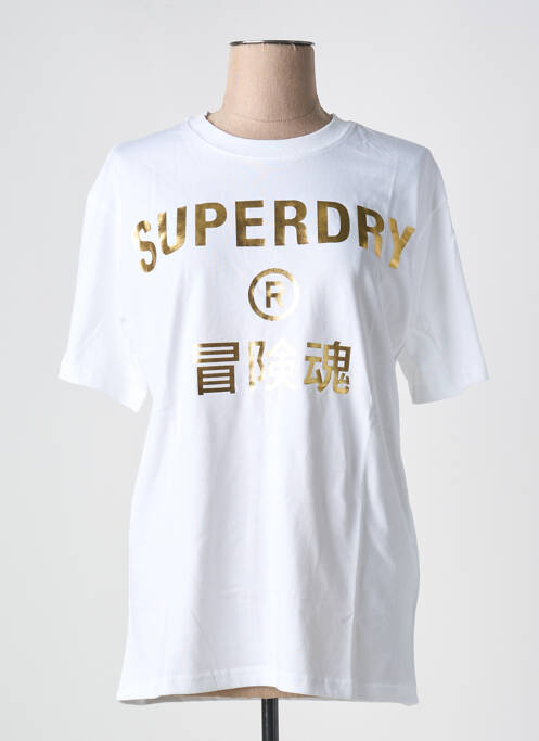Tricou alb SUPERDRY femeie