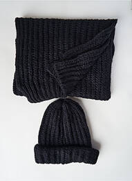 Eșarfă negru PIECES femme