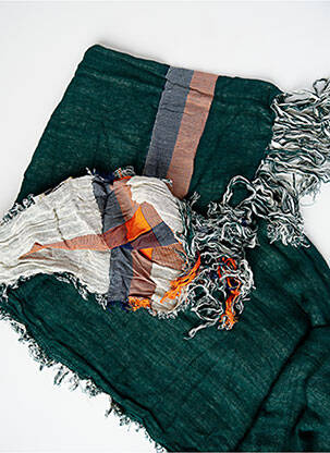 Eșarfă verde PIECES femeie