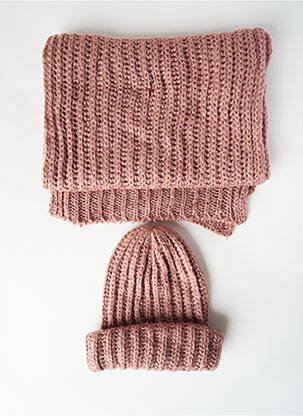 Eșarfă maro PIECES femeie