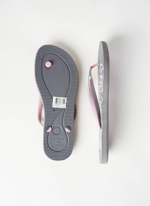 Șlapi gri ISOTONER femeie