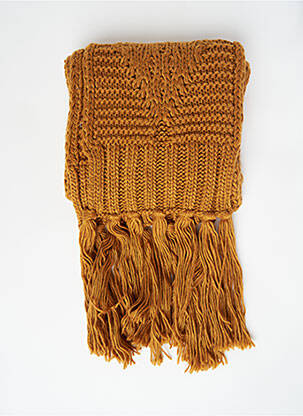 Eșarfă maro PIECES femeie