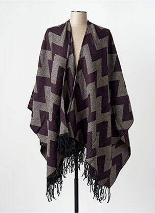 Poncho maro ONLY femeie
