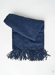 Poncho albastru PIECES femeie