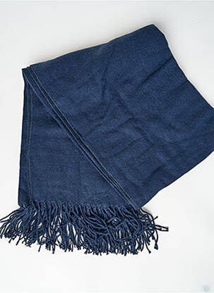 Poncho albastru PIECES femeie