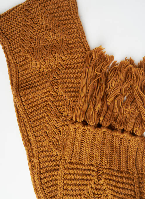 Eșarfă maro PIECES femeie